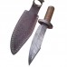 Damascus Handmade Beautiful Bowie Knife
